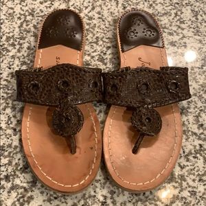 Jack Rogers Brown Sandals